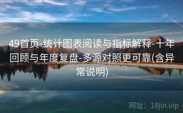 49首页-统计图表阅读与指标解释-十年回顾与年度复盘-多源对照更可靠(含异常说明)